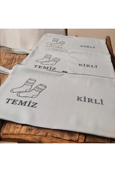 storeks حقيبة سفر مطبوعة متسخة ونظيفة (جوارب).
