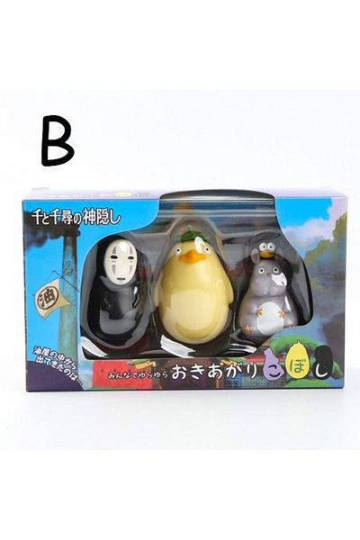 BANDAI Green New Anime Figure Mini Statue Cute Toys Room Ornaments Kawaii Pvc Figures Assembled Toy Gifts F