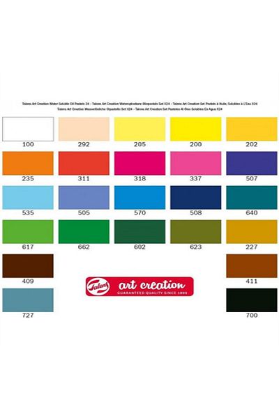 Talens Art Creation Sulandirilabi̇Li̇R Oil Pastel 24 Colors Package 9029124m