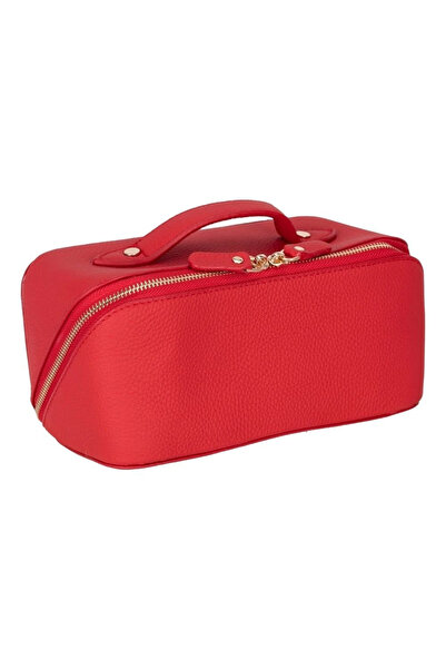 Generic Brand Ella Women's Travel Cosmetic Care Makeup Bag Organizer Red