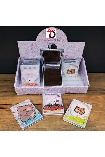 storeks Cute Teddy Bear Design Mirror