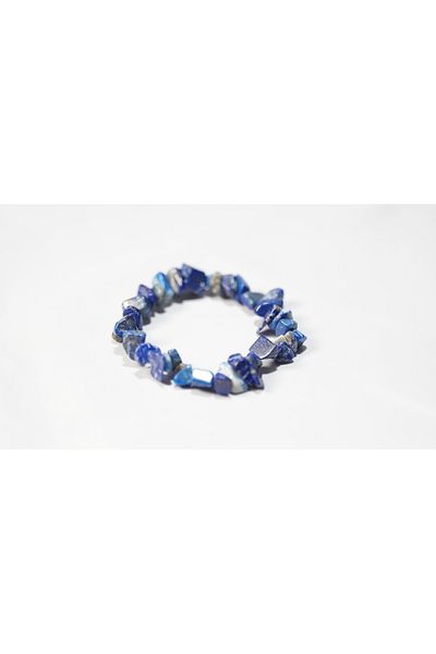 Efulim Hediyelik Zodiac Bracelet - Sagittarius - Lapis Lazuli Natural Stone - (Sent with a Cloth Bag)