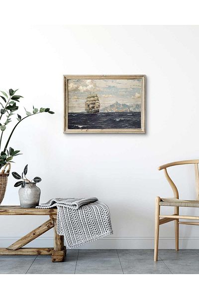 Generic ARPEOTCY Unframed Canvas Wall Art Prints,16x24 Inch,Ocean Posters & Prints for Wall Decor, Large Ha
