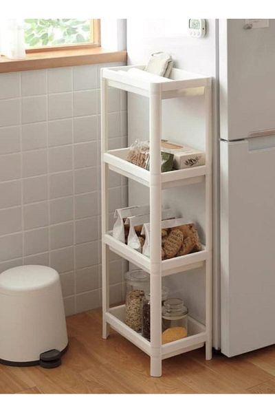 Generic Al-Mufarrej Housewares Viskin 4 Layer Shelving Unit for Household Purposes, 30 cm x 25 cm x 20 cm,