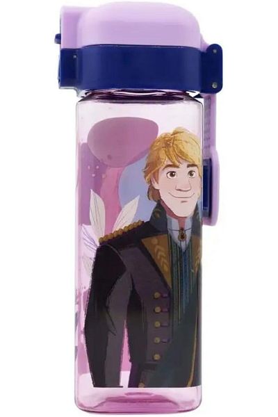 Generic Stor Frozen Ecozen Water Bottle With Safety Lock Purple And Blue 550Ml Purple And Blue