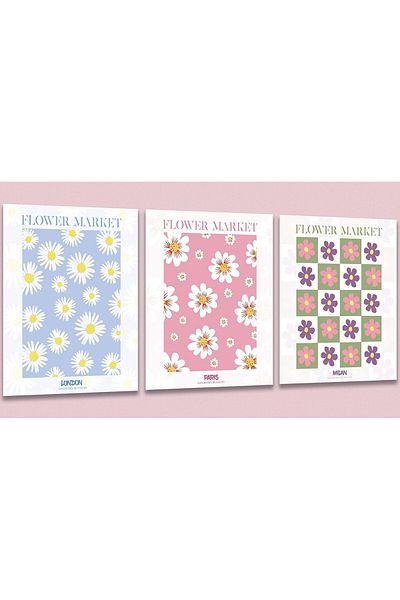 Generic Wall Art Wall Décor Flowers Botanical Prints Posters for Room Aesthetic Abstract Pastel Matisse Flo