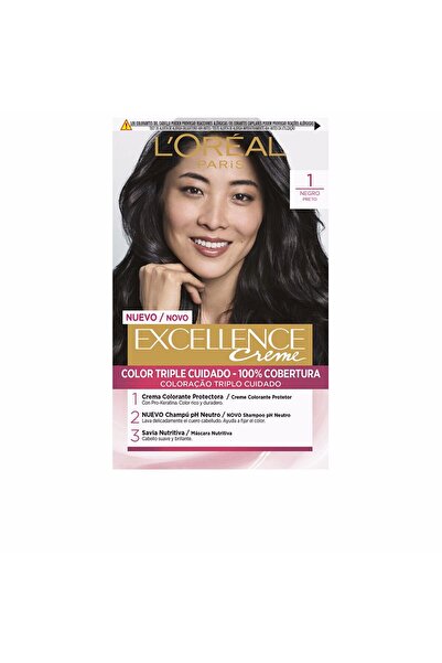 L'Oreal Paris Excellence Creme-farbstoff #1-schwarz L'Oréal Paris 192 ml