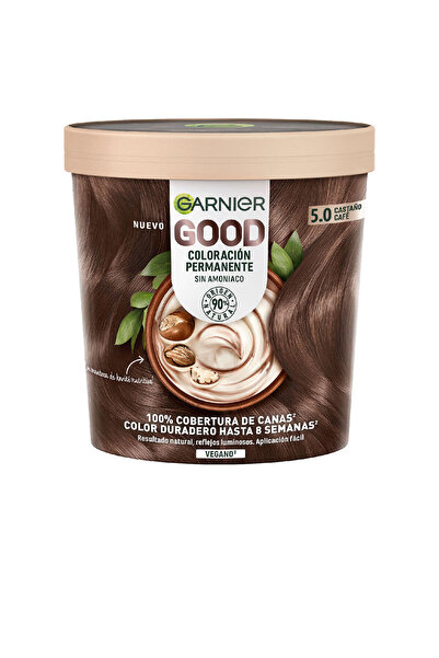 Garnier Good Permanente Farbe #5.0 Brauner Kaffee 217 ml