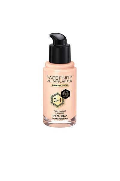Max Factor Facefinity All Day Flawless 3-in-1-Foundation #c10-faires Porzellan 30 ml