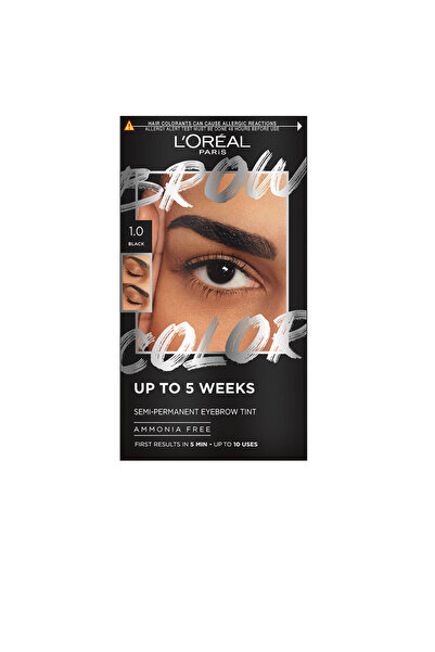 L'Oreal Paris Brow Color Augenbrauenfarbe #1.0-schwarz 4 Stk