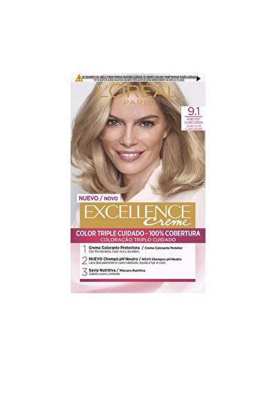 L'Oreal Paris Excellence Creme-farbstoff #9.1-helles Helles Ascheblond L'Oréa...