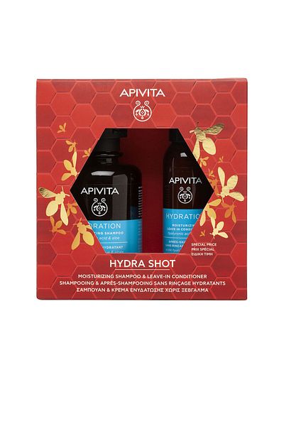 Apivita Feuchtigkeitsspendendes Shampoo + Spülung Mit Hyaluronsäure Und Aloe Karton 2 Stk 2 pz