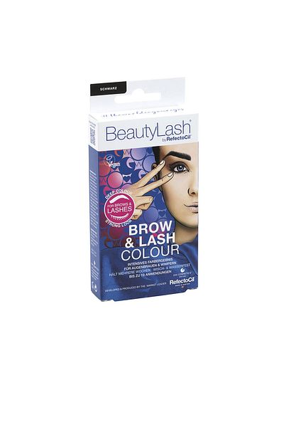 Refectocil Beautylash Brow &amp Lash Colour Augenbrauen- Und Wimpernfärbeset #schwarz 1 Stück