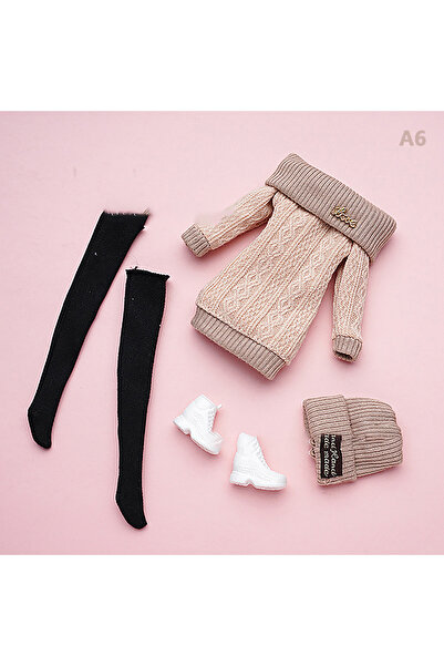 Choice مجموعة واحدة من ملابس الدمية A6 بطول 30 سم، إكسسوارات ملابس، سترة، قبع...