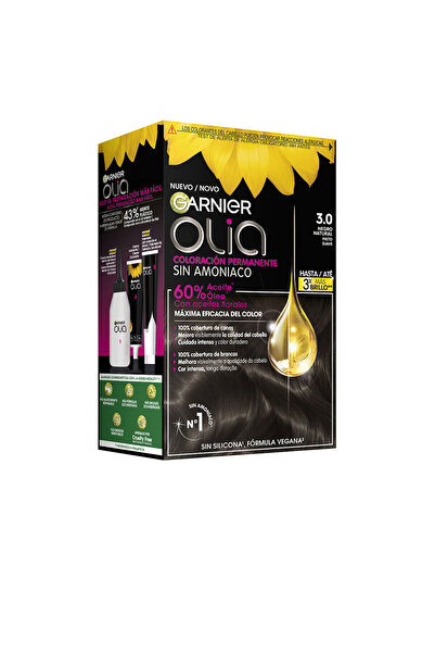 Garnier Olia Coloración Permanente Sin Amoniaco #3.0-negro