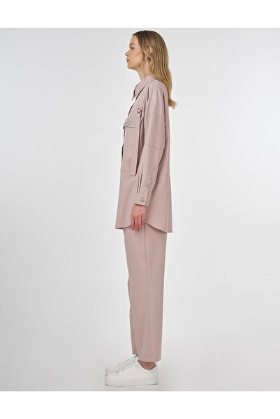 Kayra Hotfix Printed Double Suit Powder