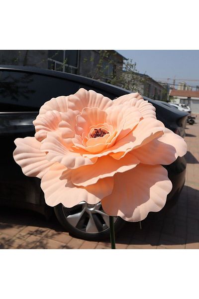 Choice orange Artificial Peony Wedding Party Decoration Large Flower Show Props Fake Flowers DIY Flower Bac