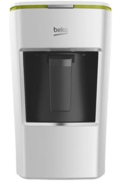 Beko Beko Bkk 2300 Turkish Coffee Maker Mini Keyf, White Color with Green Line