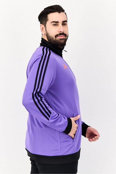 adidas Men Sportswear Fit Long Sleeve Outdoor Jacket, Purple