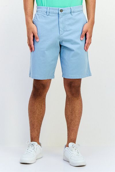 GAP Men Solid Chino Shorts, Mineral Blue