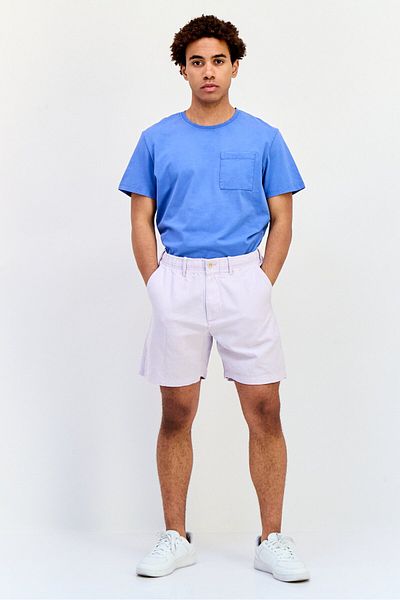 GAP Men Plain Basic Shorts, Lavender