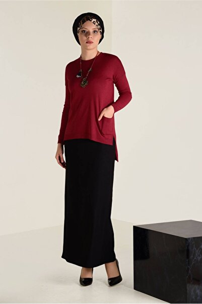 Alvina Cycling Collar Knitting Tunic 4503