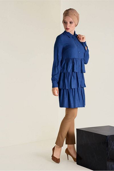 Alvina Layered Tunic 4632 - Σχέδιο Flounced