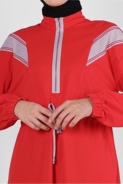 Alvina Gathered Waist Stripe Detailed Tunic 43840