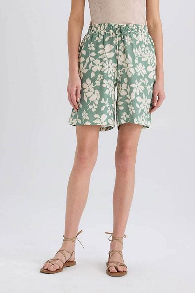 DeFacto Green Women's Shorts L7411Az/Gn1041