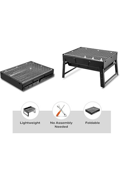 Other Portable Foldable Charcoal Grill - Durable and Reliable for Outdoor Use