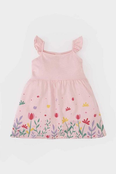 DeFacto Baby Girl Floral Strap Dress C0285A525Sm