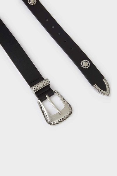 DeFacto Women's Faux Leather Casual Belt E7905Axns