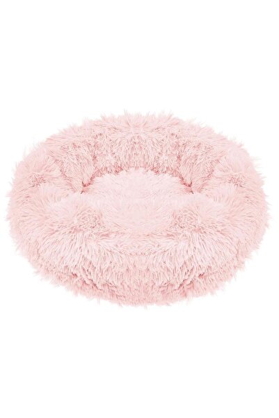 Springos Culcus Pentru Caini Si Pisici Cozy, 70 Cm, Marimea M, Rotund, Roz