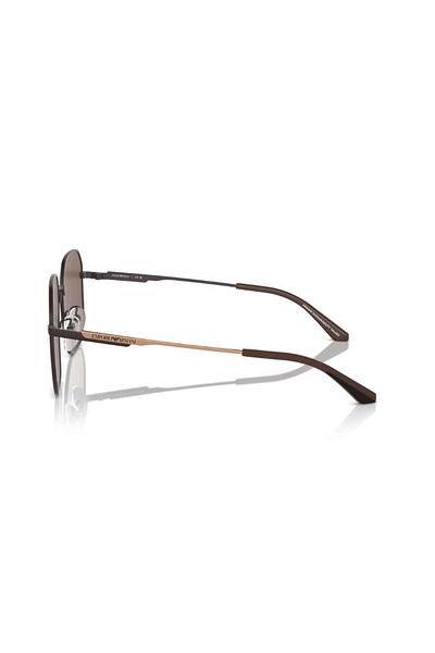 Emporio Armani Man Pilot Sunglasses- Ea 2154d - Lense Size:57mm - Matte Brown