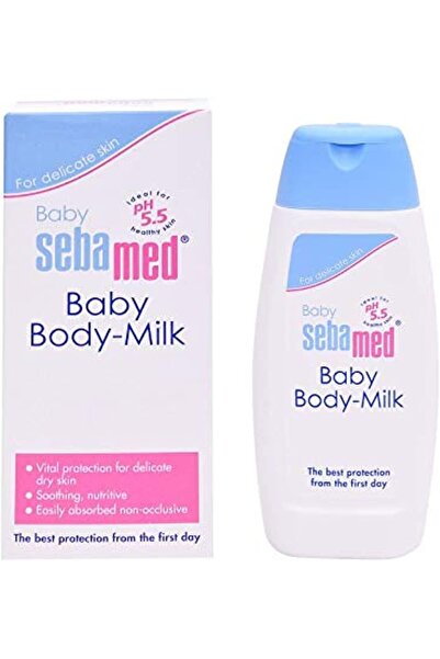 Sebamed Baby Body Milk Lotion 200 ml Gentle Deodorant for Sensitive Skin with Long-Lasting Freshness