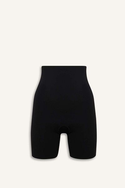 DeFacto Pantaloni scurți de culoare neagră Corset-Fall in Love E4741AX25SM