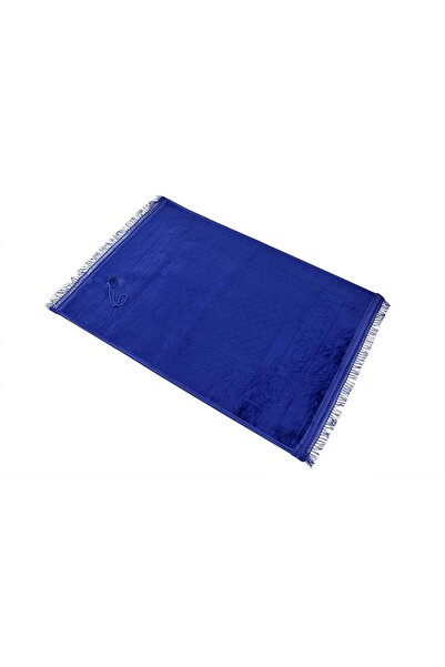 Home Dwell Premium Velvet Prayer Mat 80x120 cm – Anti-Slip Janamaz with Tasbe...