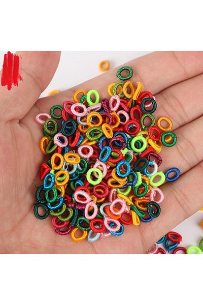 Generic 200pcs Decorative Headbands Non-elastic Braided Coil Pineapple Buckle Diy Accessories 5-7mm