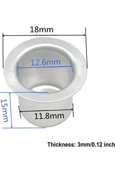 NALACAL Diwali Candle Inserts (Pack of 40) Mini Metal Candle Holders for Taper/Table/Doll Candles