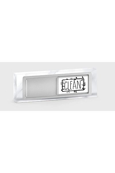 Generic TERRIFI Kitchen Dishwasher Magnet Cleaning Dirty Sign, Stylish Universal Refrigerator Magnet with S
