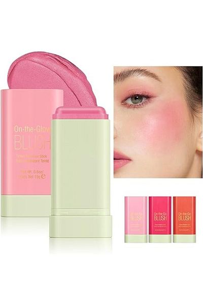 pixi On-the-Glow Blush – Fleur – Hydrating Tinted Moisture Stick for Cheeks & Lips – 19g