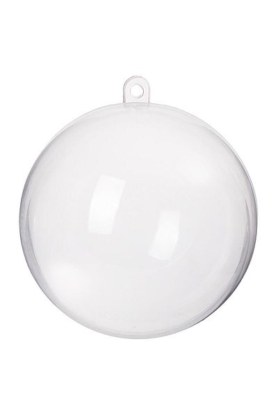 Springos Globe decoration, acrylic, 6 cm, transparent