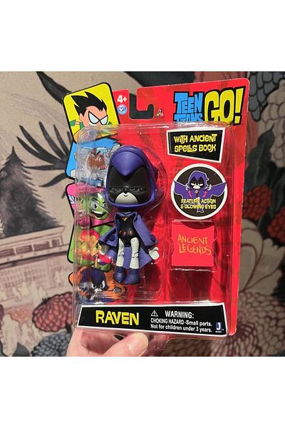 Hasbro في الصندوق Raven 12 سم أصلي من DC Comics Teen Titans Go Desk Robin Batman Beastboy Raven Trigon Action F