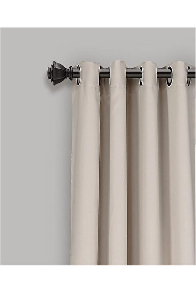 Lush Decor Insulated Grommet Blackout Curtain Panels, 52"W x 84"L, Wheat, Polyester, Solid
