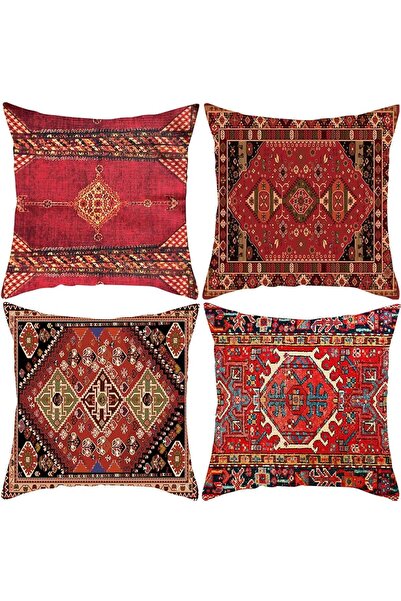 Generic 4 Pack Throw Pillow Covers Geometric Persian Home Decor Set of 4 Orie...