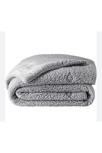 Pufi Mellove Sherpa Double Quilt - Gray