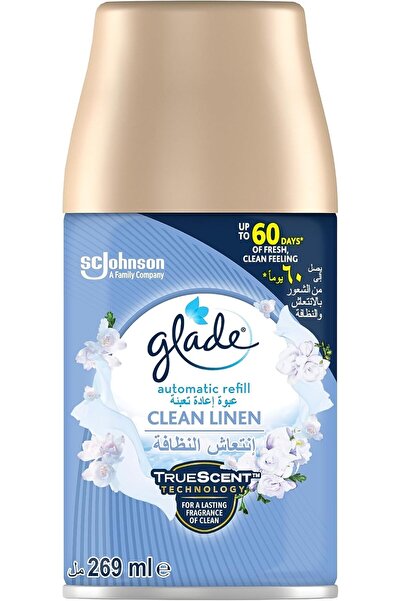 Glade Automatic Air Freshener Refill - Clean Linen Scent, 269 ml