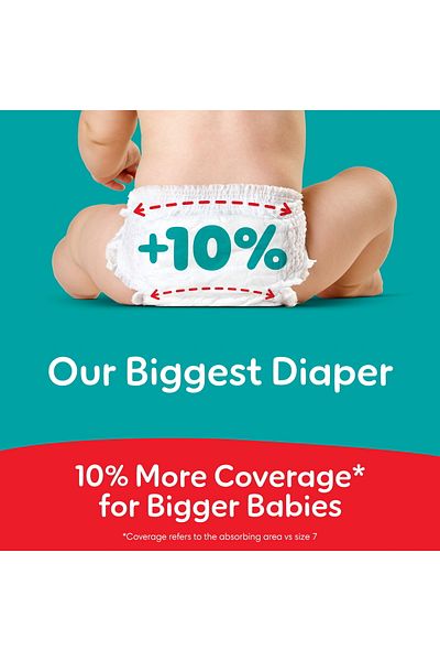 Pampers Rash Protection Pants Diapers, Size 8, 19+kg Value Pack, 26 pcs
