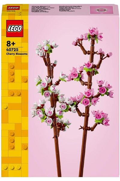 Generic LEGO Cherry Blossoms, Artificial Faux Flowers Set, Makes a Great Desk Decor Accessory or Kids' Bedr