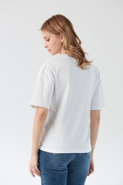 Fulla Moda Teddy Bear Text Embroidered Crew Neck T-Shirt